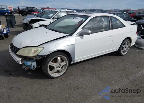 2004 Honda Civic Ex из США, поврежденный, VIN 1HGEM22984L075407